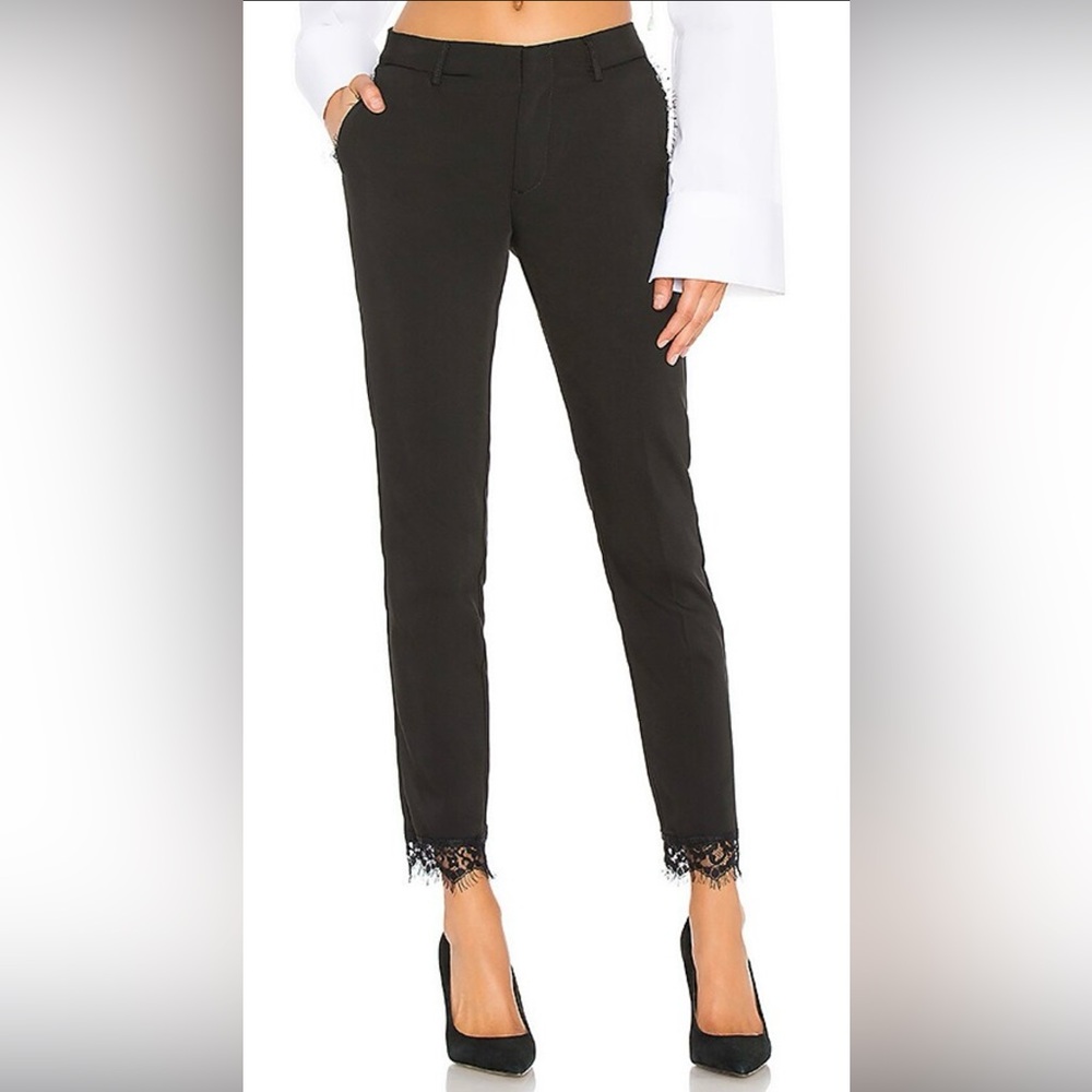 Reiko Izzy Lace Pant Black Trouser